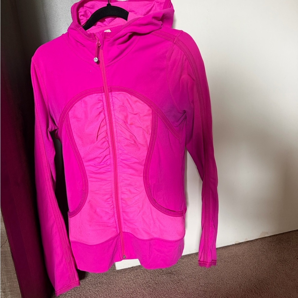 Women’s Hot Pink Hooded Zip Jacket lululemon